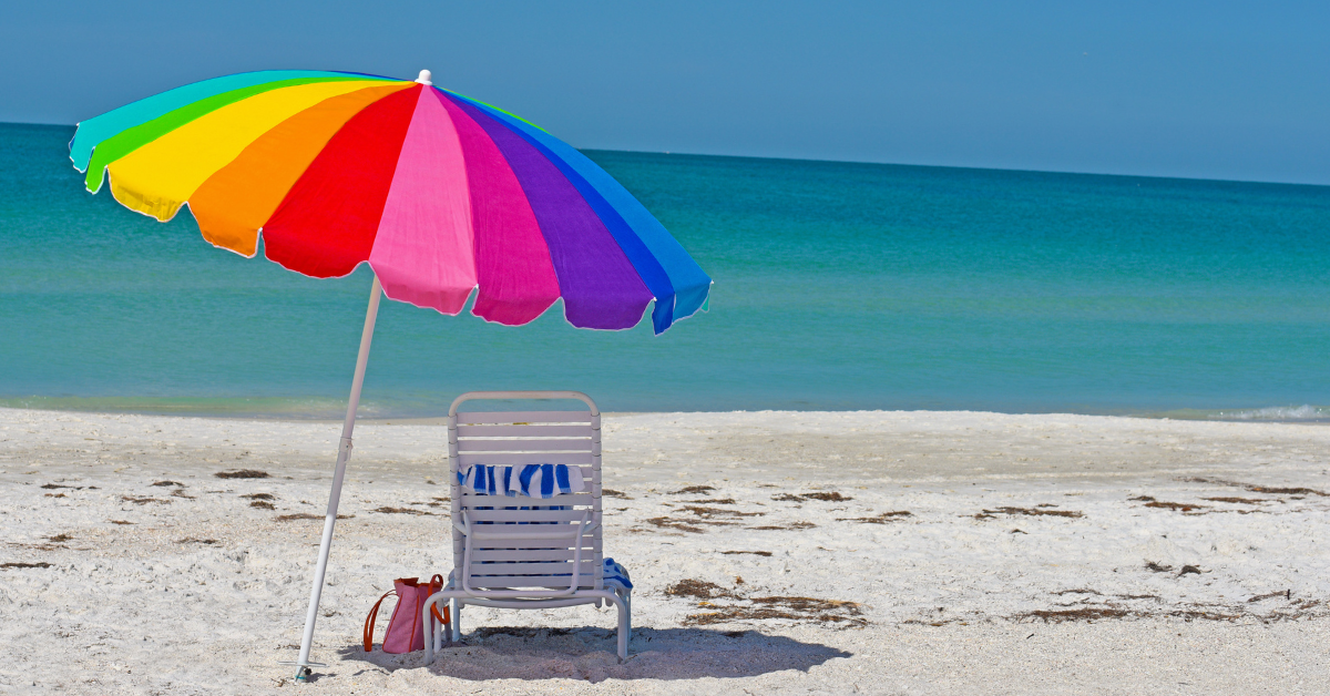 Summer beach day